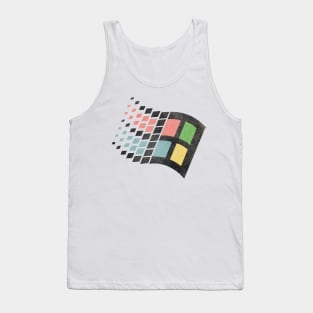 Windows 95 grunge effect Tank Top